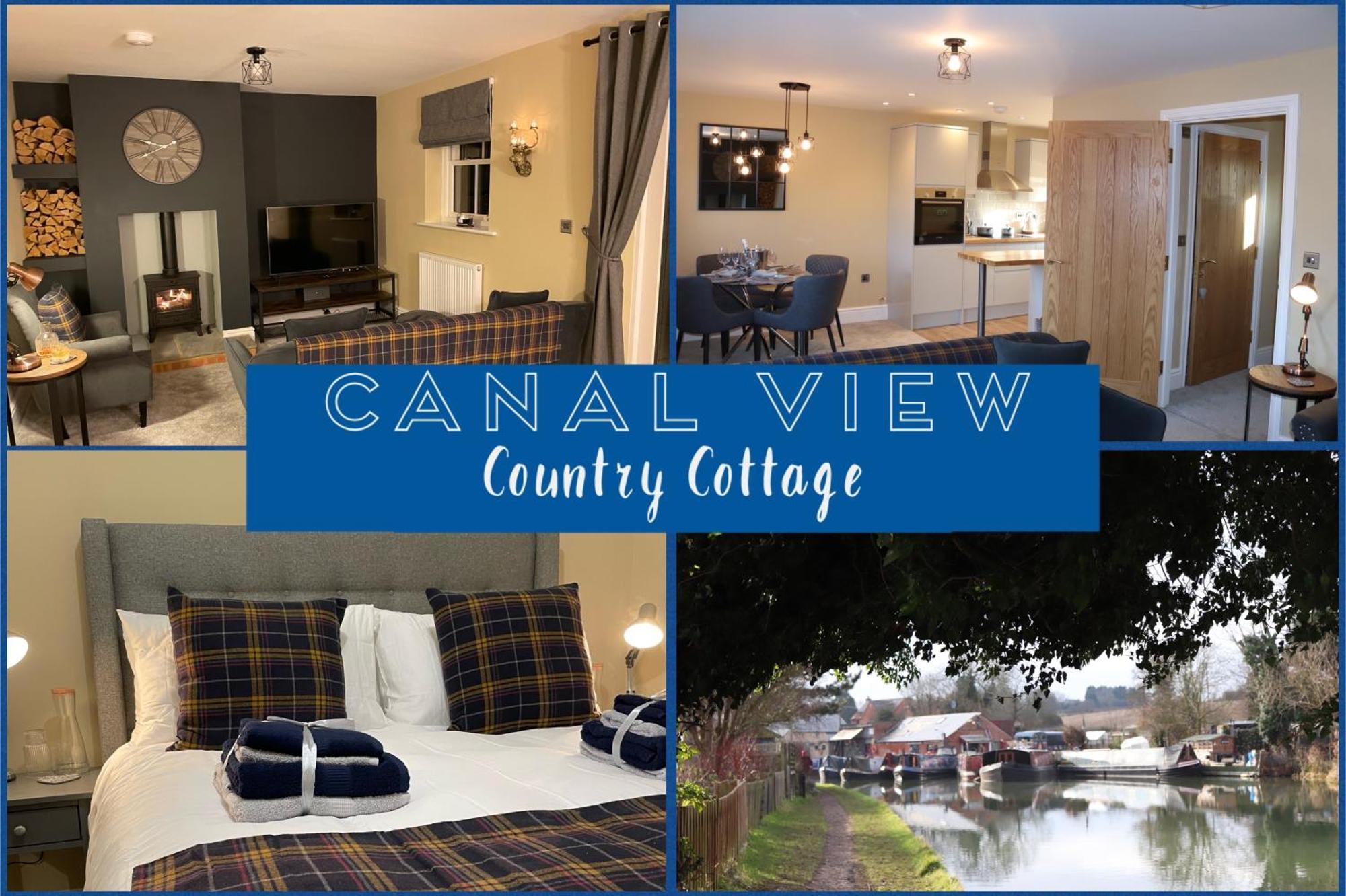 Canal View Cottage With Log Fire & Parking Blisworth Exteriör bild